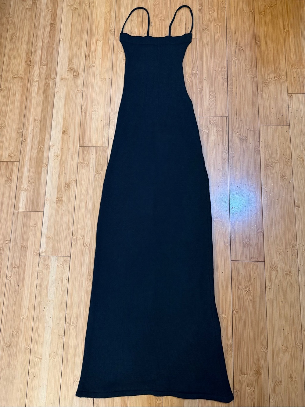 ALOHAS Delicate Strap Knit Dress Black Size S - Picture 3 of 16